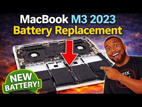 Apple MacBook Pro M3 2023 How To Replace Battery