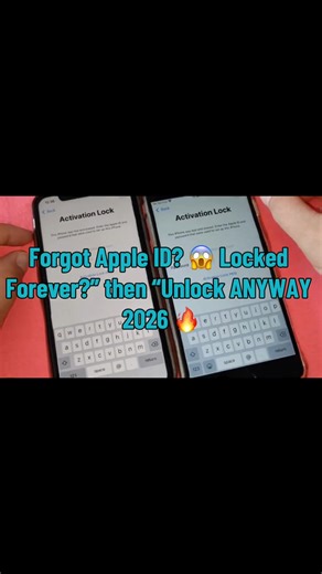 Activate iPhone iCloud Lock if Forgotten Apple ID or Password! V 2026 Working Guide to Unlock iCloud Activation Lock on ANY iPhone (iOS 26.3 ). Official reset steps tool options when you can't recover credentials. Works for secondhand buys or lost passwords! Save this before it's too late i Comment your iPhone model below • Share with someone locked out! DM me 'unlock' for extra tips. #iCloudBypass #ActivationLock #iCloudUnlock #ForgotAppleID #iOS26 less