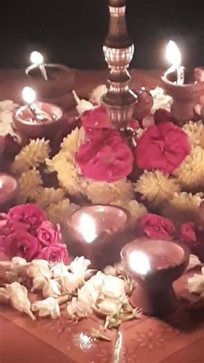 Deepavali lamp decoration ~~ Craft ..