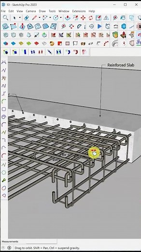 How to Model Rebar and Reinforcement for a Concrete Structure in SketchUp