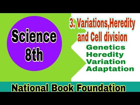 Class 8 Science Chapter 3 | Variations, Heredity and cell division|adaptation|SNC|NBF| ilmi darasgah