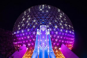 First look at new Spaceship Earth 'Beacons of Magic' Lighting in Epcot | Chip and Company