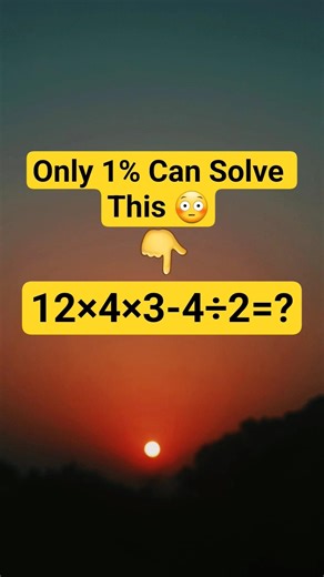 Can You Solve This Math? 🤔 #Shorts