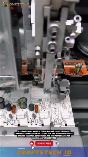 Computer Hardware Manufacturing Machine | High-Tech Production Process ⚙️ #machine #factoryproducts