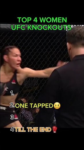 TOP4 WOMEN UFC KNOCKOUTS