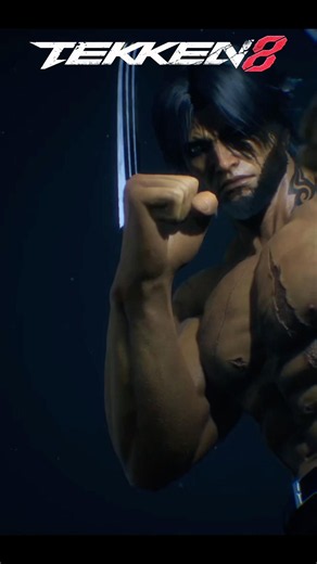 Wolverine cosplay 💥 Bryan Fury Tekken 8 Custom 👊 #shorts
