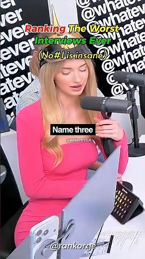 Ranking the Most Embarrassing Interview Fails 😬 #shorts