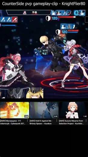 CounterSide pvp gameplay clip