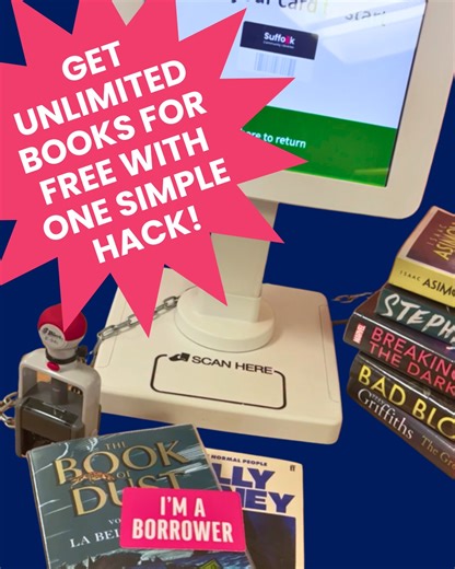 📚 The ultimate book hack is hiding in plain sight! 💸 Stop spending a fortune on your TBR pile! If you want unlimited free books, the "secret" is closer than you think. Whether you're looking for the latest bestsellers or timeless classics, Suffolk Community Libraries has you covered with thousands of titles across 45 locations - and it costs absolutely nothing to join. 📣 Just pop into your local Suffolk Community Library to join today! 🗺️ Check out the link in the comments to find a library 