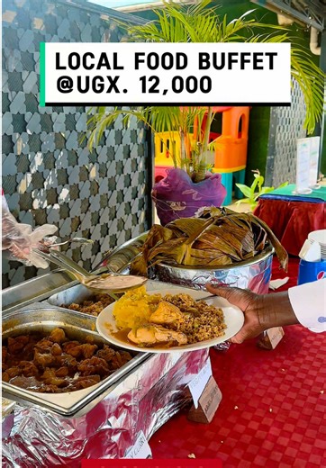 Delicious Ugandan Food Buffet in Lugogo