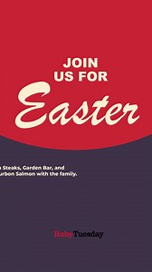 33 reactions | Join us this Easter Sunday for a family-friendly feast—savory steaks, delicious seafood, and our famous Endless Garden Bar await! | Ruby Tuesday | Facebook