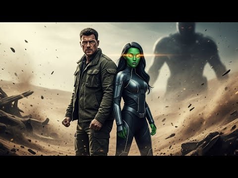 Human Drives Alien Girl Through a Sandstorm Escape Route, Only to See the Horizon Split Open