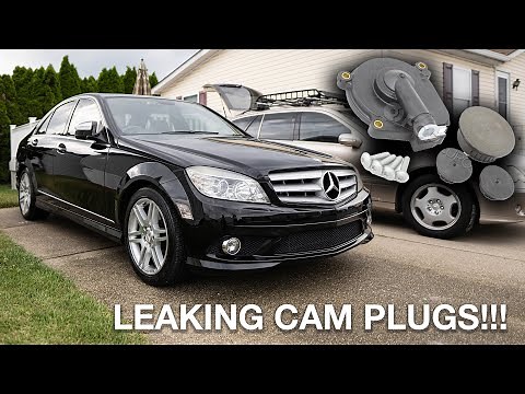 W204 MERCEDES C350 Cam Plugs & Crankcase Vent Repair in 2023!!! COMMON ISSUE FOR M272!!!