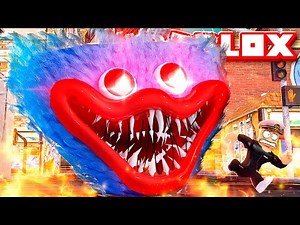 ESCAPE the GIANT HUGGY WUGGY HEAD in ROBLOX!