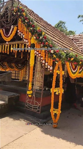 Ayyappa Temple Decoration &🐘 Elephants For the Pakal Pooram Celebration #pakalpooram #keralatemple
