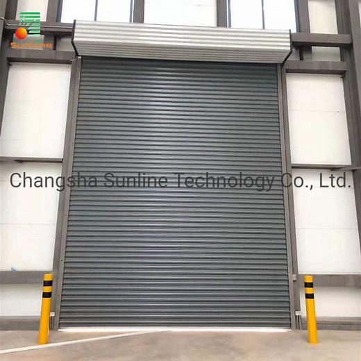 [Hot Item] Large Industrial Automatic Aluminum Roller Shutter Doors, Garage Warehouse Factory Rolling Door