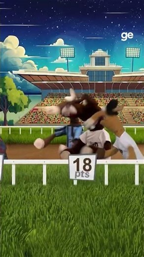 CONFIRA A CORRIDA DOS CAVALINHOS NA 16ª RODADA DO BRASILEIRÃO | #shorts | ge.globo