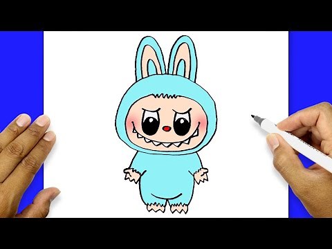 How To Draw A Labubu Easily | Labubu Drawing Easy