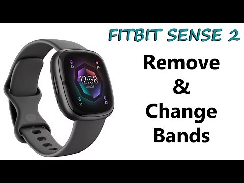 How To Remove, Attach and Change Bands On Fitbit Sense 2