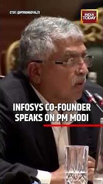Infosys Co-Founder Speaks on Prime Minister Modi | #shorts #infosys