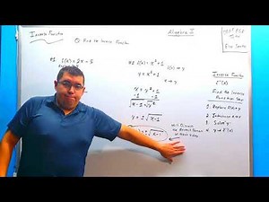 How to find the Inverse function ASL explained