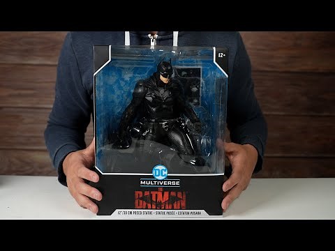 McFarlane Toys DC Multiverse The Batman 12" Posed Statue Unboxing and Review