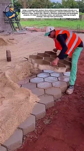 Fast Hexagon Paver Installation – Smart Outdoor Walkway Construction!