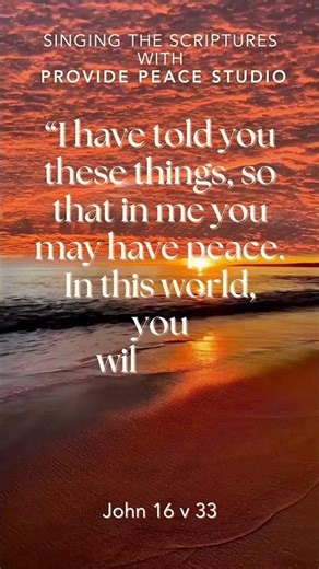 Singing the Scriptures with Provide Peace Studio #praiseandworship #christiansongs #bibleverse
