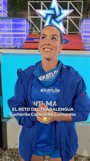 Ahora es tu turno 🫵 Inténtalo... cucharita, cucaracha, cucharota 🤭 #ExatlonEEUU | TELEMUNDO REALITIES