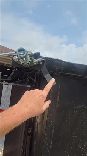 VEVOR Hand Crank Tarp Roller (No Tarp), #Summervibes, 64" to 104" Wide, For dump trailers