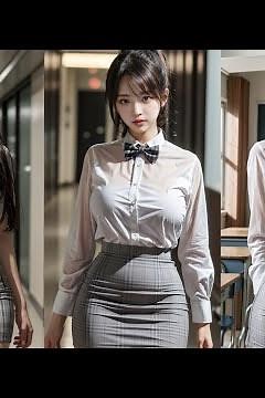[AI Photobook] Korean High School Uniform lookbook / 한국 고등학교 교복 ai 룩북 #aiart #ailookbook #aibeauty