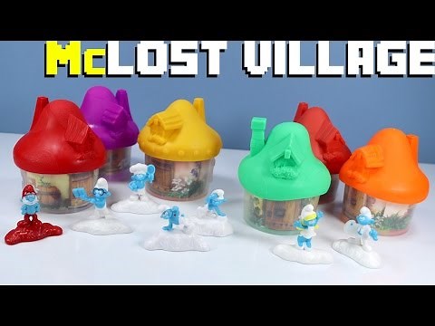 Happy Meal Smurfs The Lost Village McDonalds Collection