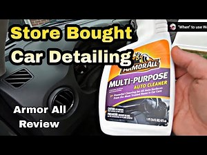 How To Use Armor All Multi-Purpose Car Care Cleaner | Store Car Detailing Products