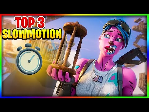 ⏳ Best 3 SLOW MOTION MAPS - slow motion fortnite map code 🔄