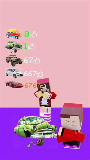 😭 JJ & Sister Need a NEW CAR! Can You Save Them? ❤️🚗 #minecraft #shorts