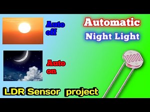 Automatic Night Light Circuit | how to make simple automatic night lamp with bc547 transister LDR