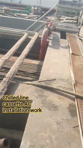chilled line cassette AC installation work 💪🪛🔧🔨🇮🇳 #automobile #music