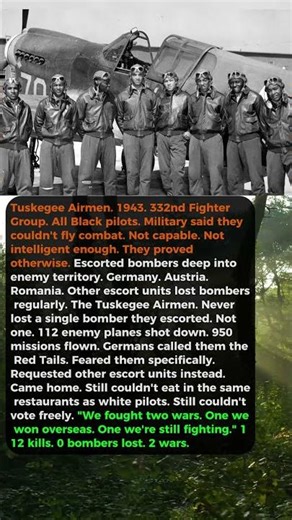 African American Unit Was Told They Could Not Fight — Then Shot Down 112 Enemy Planes Without Losing
