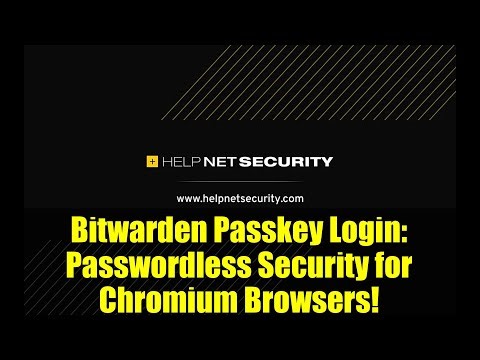 Bitwarden Passkey Login: Passwordless Security for Chromium Browsers!