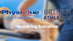 Flutter kicks 🦋 British Athletics S&C Coach Sam and sprinter Charlie are back with a quick hamstring activation ⏱️ Using Powerbands, they show us a set of flutter kicks on a rack. Importantly, for maximum activation of the target muscle groups, Sam encourages Charlie to keep a straight torso (bridge) which also helps enhance core stability. Save it to try out yourself 🔖 #Athletics #StrengthandConditioning #HamstringWorkout | Physique Management