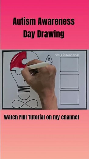 Autism Awareness Poster | World Autism awareness Day Drawing |Autism Awareness Drawing | Easy Poster