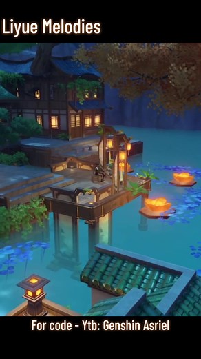 Liyue Melodies Teapot Showcase #genshinimpact #sereniteapot #liyue #zhongli #ningguang