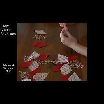 How to Make a Christmas Patchwork Star