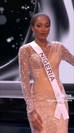 Miss Universe Nigeria 2023: Mitchell's Evening Gown Stuns