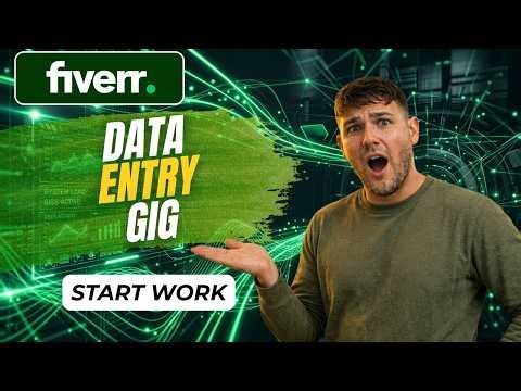 How To Create A Fiverr Gig For Data Entry (2026 Guide)
