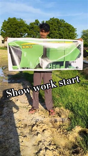 Mini tractor show work start |Day 39 #tochanking #minitractor