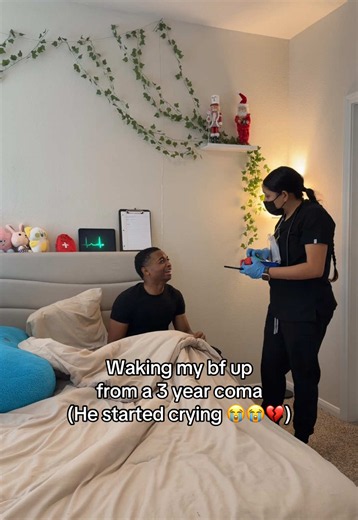 He ran in the living room and started praying 😭 | people waking up from coma