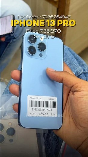 iPhone 13 Pro Demo Untils Available Cashify Super Sale Unboxing #shorts