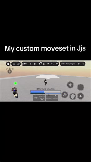 Custom Moveset in Jjs - Roblox Video Showcase