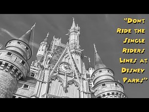 "Don't Ride the Single Riders Lines at Disney Parks" Disney Creepypasta